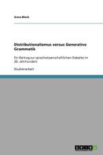 Distributionalismus Versus Generative Grammatik af Anna Block