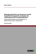 Bildungsungleichheit als Dimension sozialer Ungleichheit dargestellt am Beispiel der Lesekompetenz bei Grundschulkindern af Marie Tolkemit