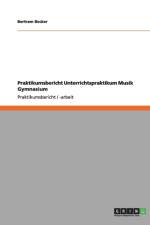 Praktikumsbericht Unterrichtspraktikum Musik Gymnasium af Bertram Becker