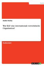 War RAF eine internationale terroristische Organisation? af Andrei Horlau