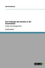 Das Verbergen der Emotion in der Konstruktion af Julia Rosenkranz