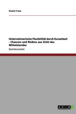 Unternehmerische Flexibilitat durch Kurzarbeit - Chancen und Risiken aus Sicht des Mittelstandes af Daniel Franz