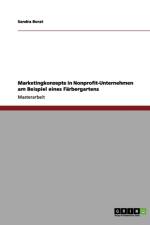Marketingkonzepte in Nonprofit-Unternehmen am Beispiel eines Farbergartens af Sandra Borat