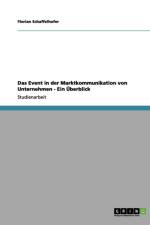 Das Event in der Marktkommunikation von Unternehmen - Ein UEberblick af Florian Schaffelhofer