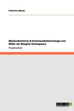 Markenkriterien & Kommunikationswege von NGOs am Beispiel Greenpeace af Katharina Maute