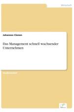 Management schnell wachsender Unternehmen af Johannes Clemm