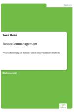 Baustellenmanagement af Swen Blume
