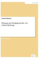 Planung und Erfolgskontrolle von Online-Werbung af Fanette Behrens
