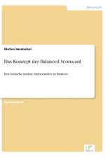 Konzept der Balanced Scorecard af Stefan Hentschel