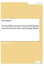 Konflikt zwischen Network-Marketing und dem Vertrieb uber mehrstufige Markte af Horst Weyrich