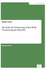 Rolle der Erinnerung in Ror Wolfs Fortsetzung des Berichts af Monika Pauler