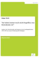 Sie haben immer noch nicht begriffen, was Demokratie ist! af Holger Zurch