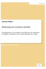 Marketing du tourisme durable af Susanne Hacker