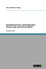 Sozialdemokratie und Burgfrieden - Illusion oder politisches Kalkul? af Marcus Matthias Keupp