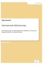 Internationale Rekrutierung af Silke Borchert