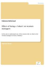 Effect of being a 'token' on women managers af Fabienne Balleriaud