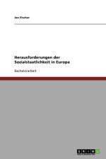 Herausforderungen der Sozialstaatlichkeit in Europa af Jan Fischer