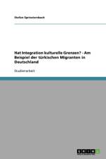 Hat Integration kulturelle Grenzen? - Am Beispiel der turkischen Migranten in Deutschland af Stefan Spriestersbach