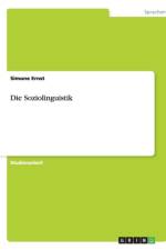 Soziolinguistik af Simone Ernst