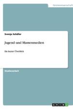 Jugend Und Massenmedien af Svenja Schäfer
