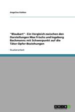 Blaubart - Ein Vergleich zwischen den Darstellungen Max Frischs und Ingeborg Bachmanns mit Schwerpunkt auf die Tater-Opfer-Beziehungen af Angelina Kalden