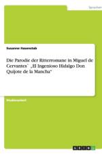 Parodie Der Ritterromane in Miguel de Cervantes 