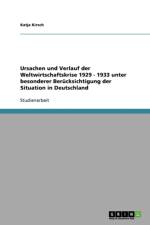 Ursachen Und Verlauf Der Weltwirtschaftskrise 1929 - 1933. Die Situation in Deutschland af Katja Kirsch