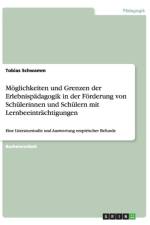 Moglichkeiten Und Grenzen Der Erlebnispadagogik in Der Forderung Von Schulerinnen Und Schulern Mit Lernbeeintrachtigungen af Tobias Schwamm