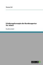 Erhebungskonzepte Der Bundesagentur Fur Arbeit af Thomas Feil