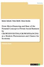 From Micro-Financing and Base of the Pyramid Concept to Private Social Business by CROWDINVESTING/CROWDFINANCING as a Modern Phenomenon and Chance for Economy af Rainer Schenk