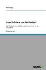 Kurze Einleitung zum Buch Sacharja af David Jaggi