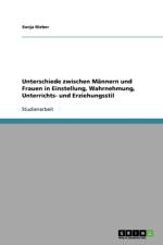 Unterschiede Zwischen M nnern Und Frauen in Einstellung, Wahrnehmung, Unterrichts- Und Erziehungsstil af Sonja Rieber