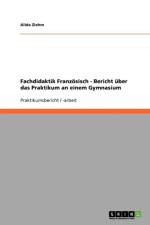 Fachdidaktik Franzoesisch - Bericht uber das Praktikum an einem Gymnasium af Alida Ziehm