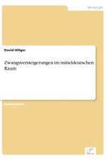 Zwangsversteigerungen im mitteldeutschen Raum af David Hillger