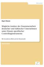 Moegliche Ansatze der Zusammenarbeit deutscher und turkischer Unternehmen unter Einsatz spezifischer Controllinginstrumente af Hayri Ulucan