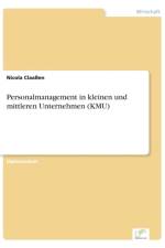 Personalmanagement in kleinen und mittleren Unternehmen (KMU) af Nicola Claassen