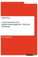 Unterrichtsstunde af Holger Kiesow