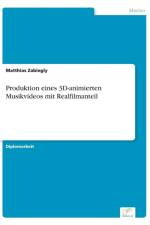 Produktion eines 3D-animierten Musikvideos mit Realfilmanteil af Matthias Zabiegly
