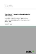 Agency Permanent Establishment in Germany af Ruediger Urbahns