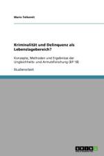 Kriminalitat und Delinquenz als Lebenslagebereich? af Marie Tolkemit