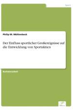 Einfluss sportlicher Grossereignisse auf die Entwicklung von Sportaktien af Philip M Muhlenbeck