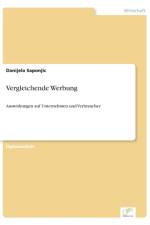 Vergleichende Werbung af Danijela Saponjic