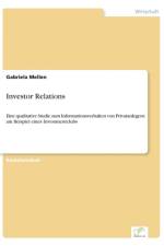 Investor Relations af Gabriela Mellen
