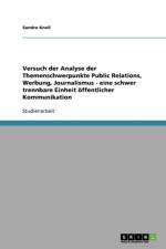 Versuch Der Analyse Der Themenschwerpunkte Public Relations, Werbung, Journalismus - Eine Schwer Trennbare Einheit Offentlicher Kommunikation af Sandro Knoll
