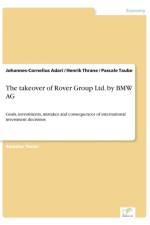 takeover of Rover Group Ltd. by BMW AG af Henrik Thrane
