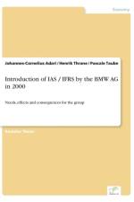 Introduction of IAS / IFRS by the BMW AG in 2000 af Henrik Thrane