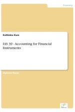 IAS 39 - Accounting for Financial Instruments af Kathinka Kurz