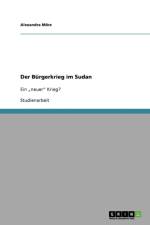 Der Burgerkrieg im Sudan af Alexandra Mörz
