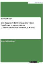 Die steigernde Eroerterung af Gunnar Norda