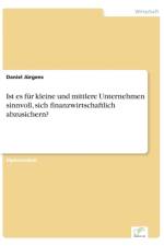 Ist es fur kleine und mittlere Unternehmen sinnvoll, sich finanzwirtschaftlich abzusichern? af Daniel Jurgens